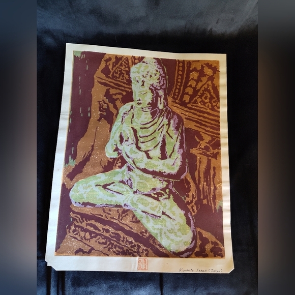 Unbranded Other - ORIGINAL Izawa Kiyohita (1907-1971), Seated Buddha
